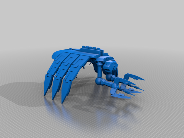 Necron mezar örümcek brkyumer 3D print model - Mito3D