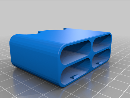battary case x4 sony action cam someforage 3d print model - Mito3D