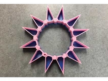 cercle charnières modèles angles fractions Propriétés lgbu 3d print model - Mito3D