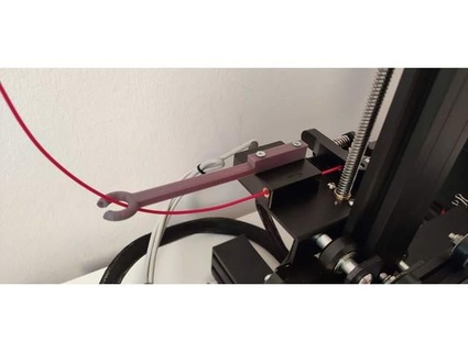filamento guía rail elegoo Neptuno 2 gu ssegarra 3d print model - Mito3D