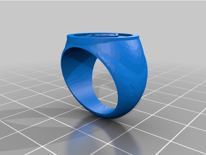 ethereum signet ring caldaking 3d print model - Mito3D
