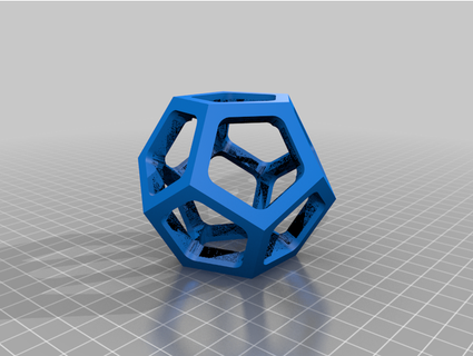 dodecaedro estructura metálica ggcmulder 3d print model - Mito3D
