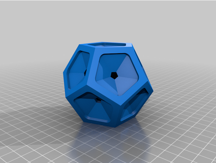 dodecahedron güzel yanlar ggcmulder 3d print model - Mito3D