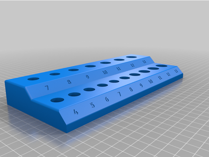 stanley socket set organizer chest drawers kitreplicados 3d print model - Mito3D