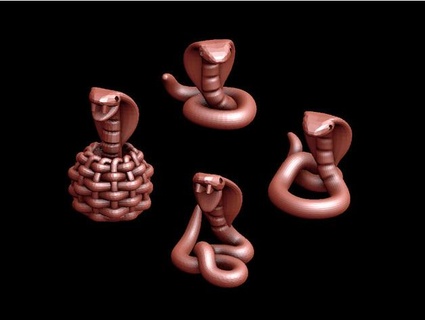 snakes cobra pellinor1 3d print model - Mito3D