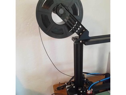 ender 3 spool holder side mount don-f 3d print model - Mito3D