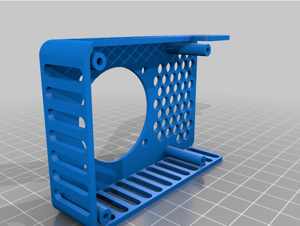 framboesa pi ventilador caso bainha bote 3d print model - Mito3D