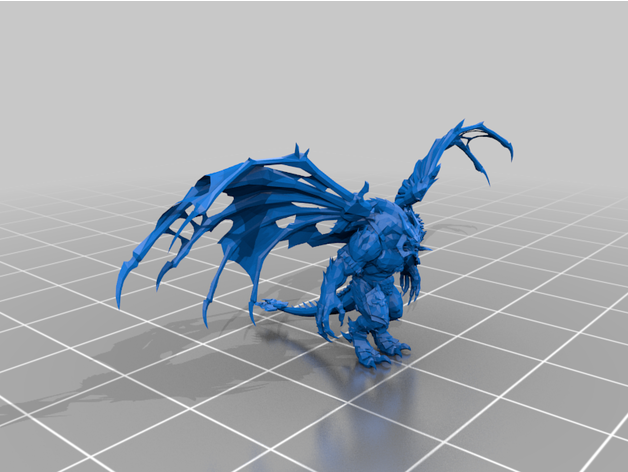 winged daemon prince - chaos tm jimjimjimmyjim 3D print model - Mito3D