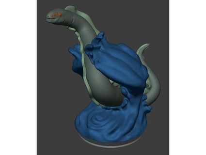 frosthaven mostro fulmini Anguilla jason 3d print model - Mito3D