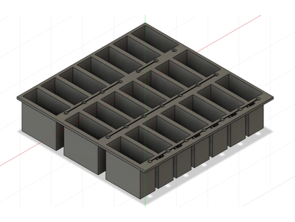 espaciado repetición caja bananacocodrilo 3d print model - Mito3D