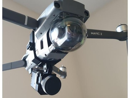 mavic 2 pro zoom mounts top bottom cameras 6 versions chrisbuk 3d print model - Mito3D