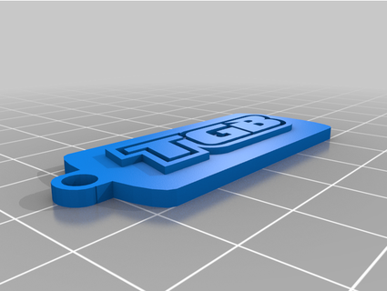 tgb keychain hurjabaits 3d print model - Mito3D