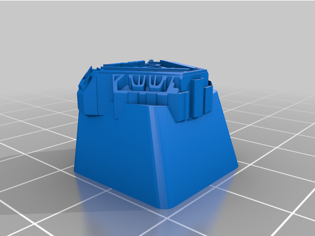 mechanical ironman keycap ginomorello2 3D print model - Mito3D