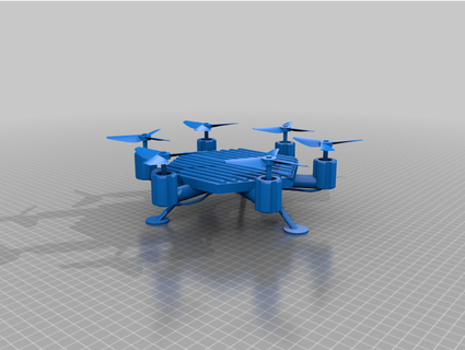 solar powered drone bagel03 3d print model - Mito3D