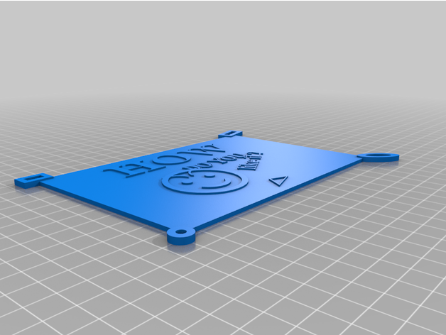 Vorlage Teller Info Bewertung Spaß openscad stollen 3D print model - Mito3D