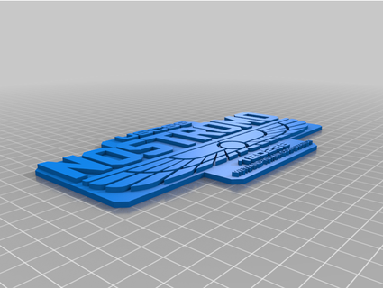 uscss nostromo placa estêncil johnbeat 3d print model - Mito3D