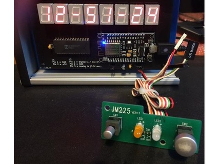 ntp led clock adrians kit pcb makibox850 3d print model - Mito3D