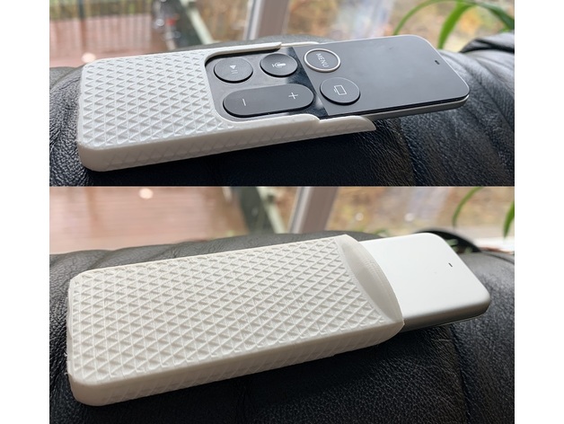 apple tv remote case - v2 kaszap 3D print model - Mito3D