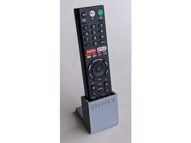 sony tv remote holder johnco1126 3D print model - Mito3D