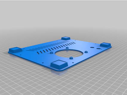 kingroon kp3s base plate felixna 3d print model - Mito3D