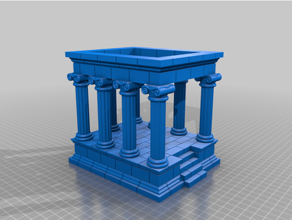 romain temple henry518 3d print model - Mito3D