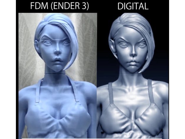 scale 1 3 resident evil's ada wong jayjaysculpt 3D print model - Mito3D