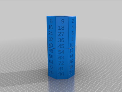 recuerdo multiplicaciones frans45 3d print model - Mito3D