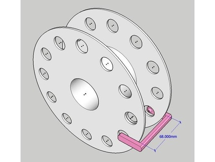 filament spool anti-rolling imaicom 3d print model - Mito3D