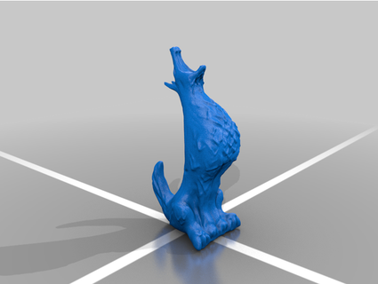 winter wolf josemiguelgarciaoliver 3d print model - Mito3D