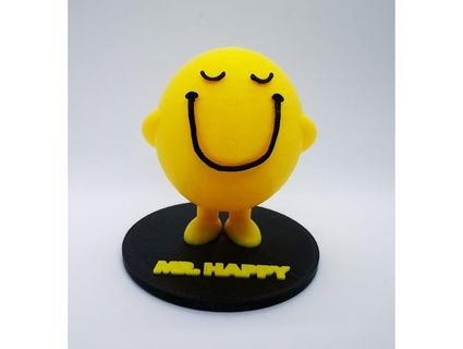 mr happy iamkl00t 3d print model - Mito3D