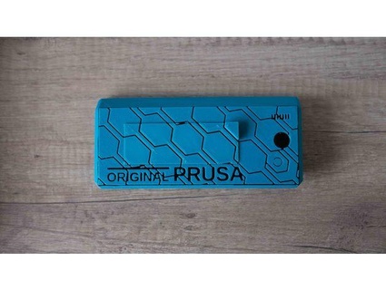 hexagon patterned prusa lcd cover v1+v2 digitaly crafted architecture 3d print model - Mito3D