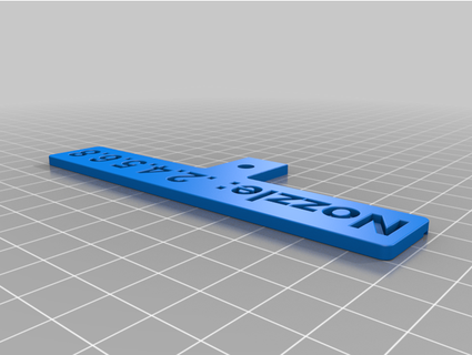 nozzle sign reminder brendanrawrs 3d print model - Mito3D