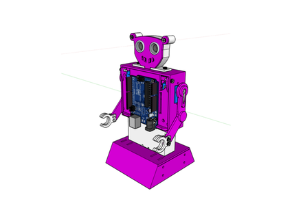 open source robot yousuf alqalam 3d print model - Mito3D