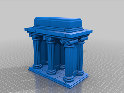 roman pillars henry518 3d print model - Mito3D