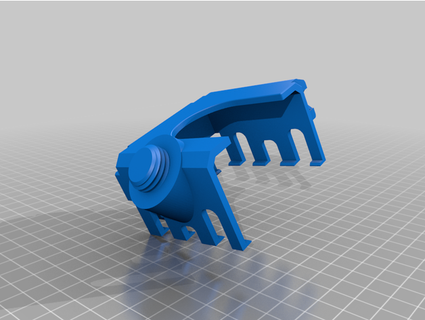 epax e10 build plate bracket v2 rotatable ething 3d print model - Mito3D