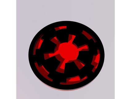 galactic empire symbol frikarte3d 3d print model - Mito3D