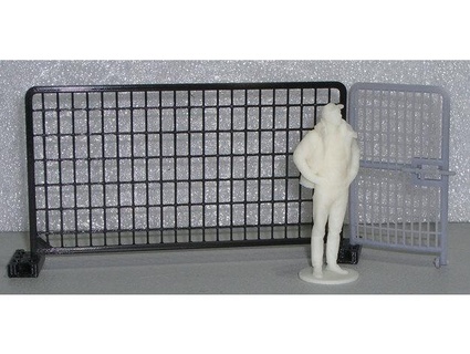 1 32 bauzaun temporary fencing b 3d print model - Mito3D