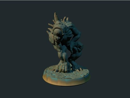 nothic 28mm supportless fdm-friendly briteminis 3d print model - Mito3D