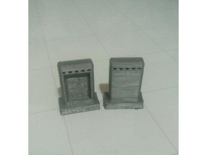 mezar taşı su grisi 3d print model - Mito3D