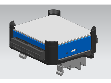 estrondo trilho parede suporte ni usb 600x daq kdrummer 3d print model - Mito3D