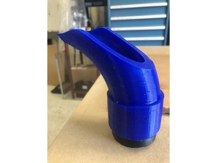 shaper origin vacuum hose strain relief aubie47 3d print model - Mito3D