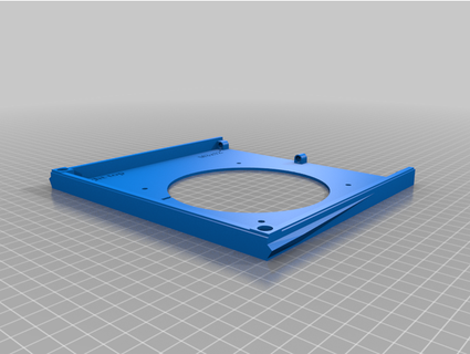 magnetic ender 5 pro electronics box replacement lid 120mm fans glitzville 3d print model - Mito3D