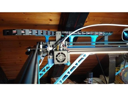 tronxy x5sa orizzontale cavo trascinare catena supporto toto 42 3d print model - Mito3D