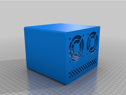 wind tunnel raspberry pi cluster case v1 johtib 3d print model - Mito3D