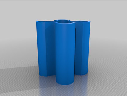 vaso água plantas tático 3d print model - Mito3D