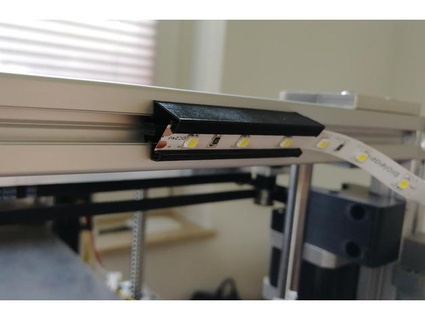 angular conduziu faixa suporte 8 mm tiras 2020 4020 alumínio perfil vida Brian 3d print model - Mito3D