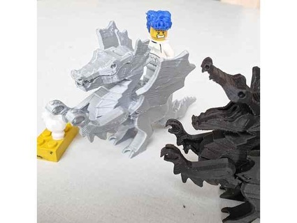 Lego kompatibel Drachen Blase 3d print model - Mito3D