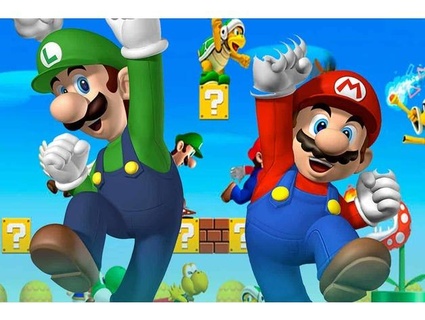 Süper Mario kardeşler taş ocağı lithophane 3d 3d print model - Mito3D