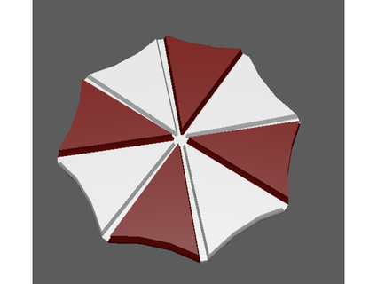 umbrella logo yoshiboy721 3d print model - Mito3D