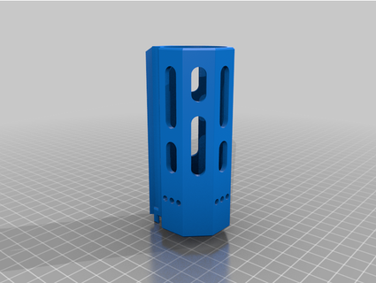 103mm octogonal mlok protetor mão khursa 3d print model - Mito3D